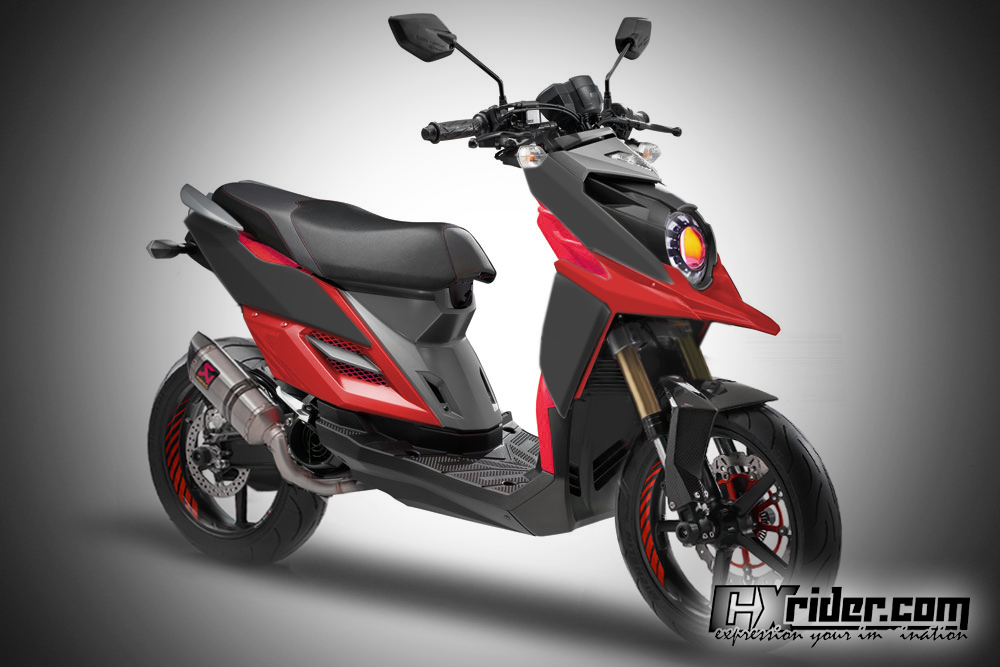  X  Ride  Modifikasi  Touring Modifikasi  Motor Kawasaki 